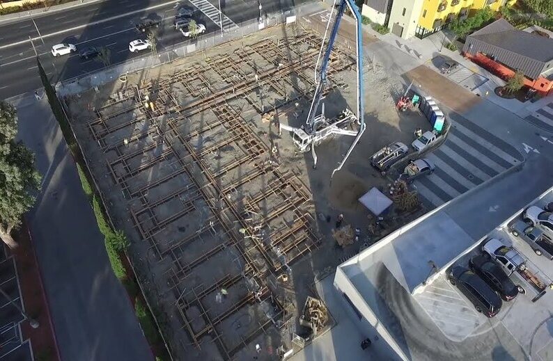 Construction time lapse